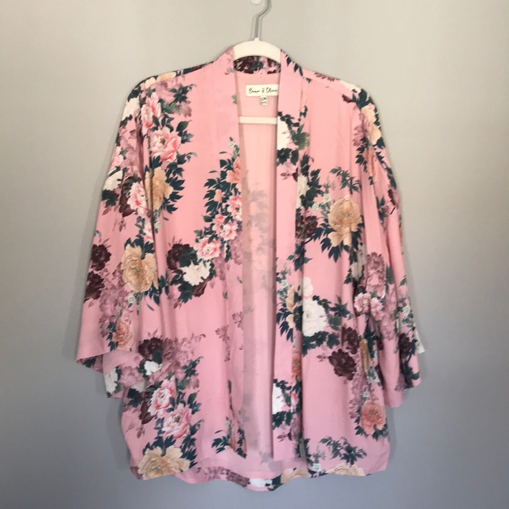 Rose garden Kimono jacket
